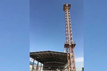 Dg Set Exeuast Steel Tower At Gandhidham